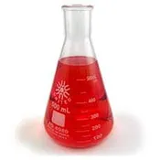 Borosilicate Glass Erlenmeyer Flask, 500mL, pk/6