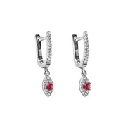 Amina Evil Eye Hoops