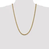 14k 5mm Solid Miami Cuban Chain