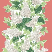 Bar Harbor Unpasted Wallpaper - Rhubarb