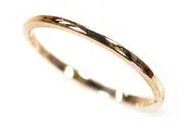 1mm Yellow Gold Band