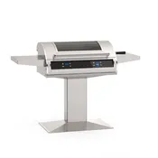 30 Inch Patio Post-Mount Accessible Electric Grill Dual Control