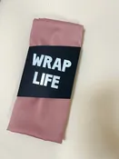 Ayisha Flow Head Wrap in Dawn Pink