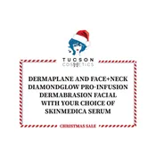 Dermaplane and Face+Neck DiamondGlow Pro-Infusion Dermabrasion