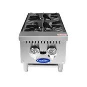 Atosa ACHP-2 12" Convertible 2-Burner Countertop Hot Plate Manual Control - 64,000 BTU