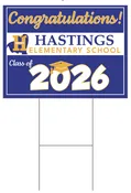 1. Hastings Graduation Yard Sign - Generic