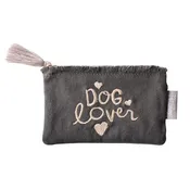 Dog Lover Canvas Coin Pouch