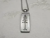 Large Silver Tree Pendant — Treasures Fine Jewelry