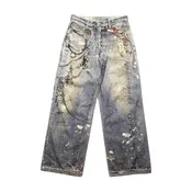 Acne Studios Light Wash Keychain RWB Tromp L'oeil 1981 Jeans