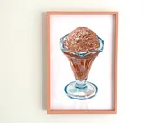 Chocolate Scoop Screenprint — Steez Design