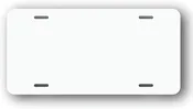 6″ x 12″ Aluminum Auto Tag Blanks