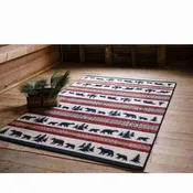 Bear Adventure Cabin Rug | Fine Area Rug