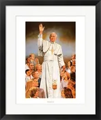 Framed Art A Blessing to All People - Pope John Paul II by Tom Simonton 20 x 16