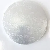 12" Silver Wrap Cake Pad by Whalen®