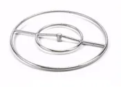 24″ Stainless Steel Fire Ring