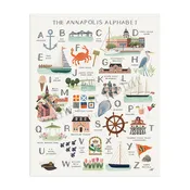 Annapolis Alphabet Digital Download Art Print