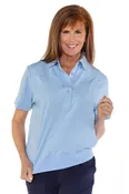 Banded Bottom Solid Polo | Dutch Blue 236