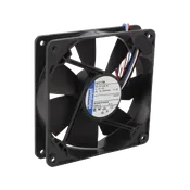 Axial fan for ventilation of analyzer cabinet