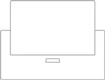 Horizontal with Tab for Business Cards