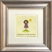 Signature Framing Little Ones - And Though She Be But Little, She is Fierce