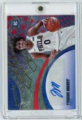 2020 Panini Revolution Tyrese Maxey #RA-TM Autograph Rookie RC Basketball Card