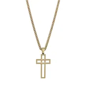 Antique Honor Cross Necklace in Gold