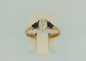 Diamond and Sapphire Ring 16335