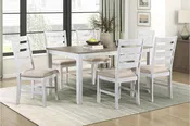 Blair Farm 7-Piece Dining Set – White