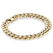 10mm Lined Cuban Bracelet