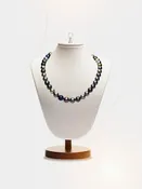 14KT White Gold Tahitian Pearl Necklace