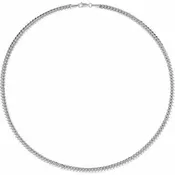 14K White Gold 3mm Curb Cuban Chain – 24"