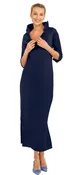 Gretchen Scott Ruffneck Maxi Dress - Solid Black — Spring Street Boutique
