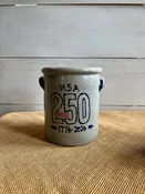 250th Anniversary Flag Pattern : 1/2 Gallon Crock