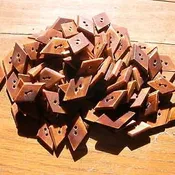 bone buttons from Nepal — From The Mountain