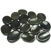 Agate (Black) Crystal Worry Stone