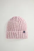 Chunky Beanie in Mouliné Alpaca and Wool Blend