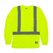 BERNE- Hi-Vis Type R Class 2 Long Sleeve Pocket Tee / HVK003