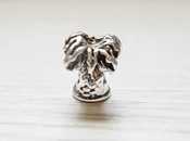 10.17×11.63mm Palm Tree Metal Charm