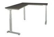 Ascend Height Adjustable L Shape Table - 3 Stage