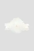 3D Flower Headband, White