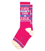 Gumball Poodle Cats Don’t Give A F*CK Gym Crew Sock