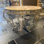 Shop: DuPont Edge Marble on Antique French Base — Adamo Stone Design