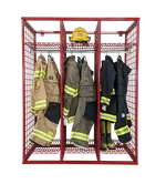 Circul-Air Wall Mount Gear Storage Lockers,  Red