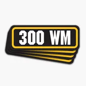 “300 WM” Ammo Label (4-Pack)