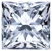 0.91ct I1 F Princess Diamond