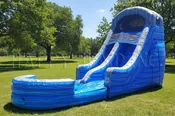 16ft Blue Magic Water Slide | Commercial Inflatable Water Slide - WS8216
