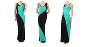 Colorblock Mint Dress