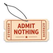 Admit Nothing Ticket Air Freshener