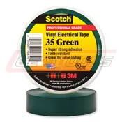 3M  35-GREEN  Scotch® Vinyl Color Coding Electrical Tape 35, 3/4 in x 66 ft, Green, 10 rolls/carton, 100 rolls/Cas