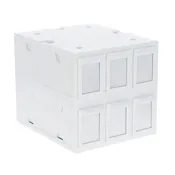 6 Drawer Card Catalog - White
